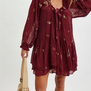 Free People Garden Glory Mini Dress